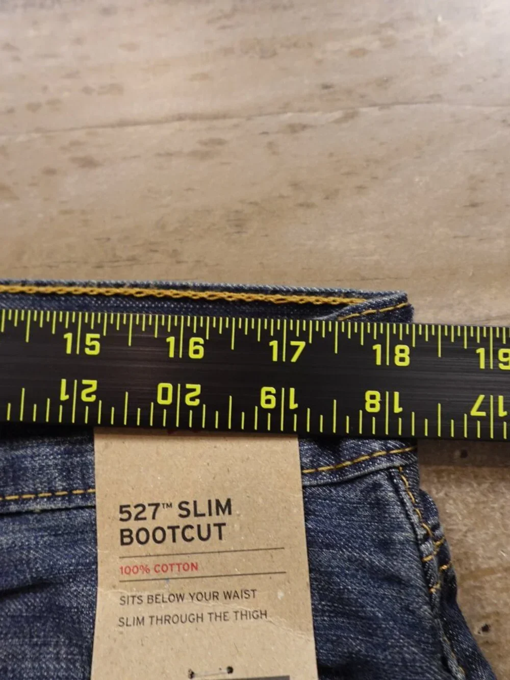 Levi's 527 Slim Bootcut Jeans Men's 36x34 Medium Wash 100% Cotton NWT
